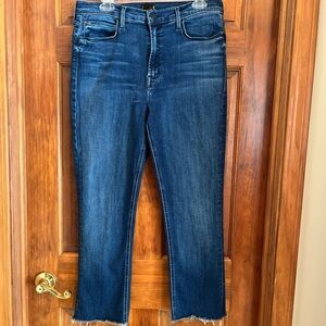MOTHER Dark Blue Ankle Jeans